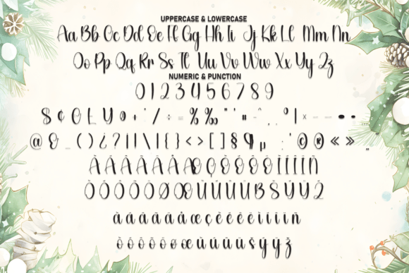 Card Christmas Font - Preview 6