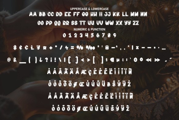 Christmas Lights Font - Preview 6