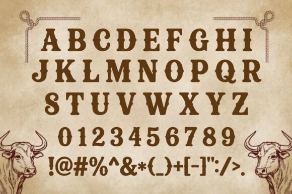 Cowboy Western Font - Preview 1