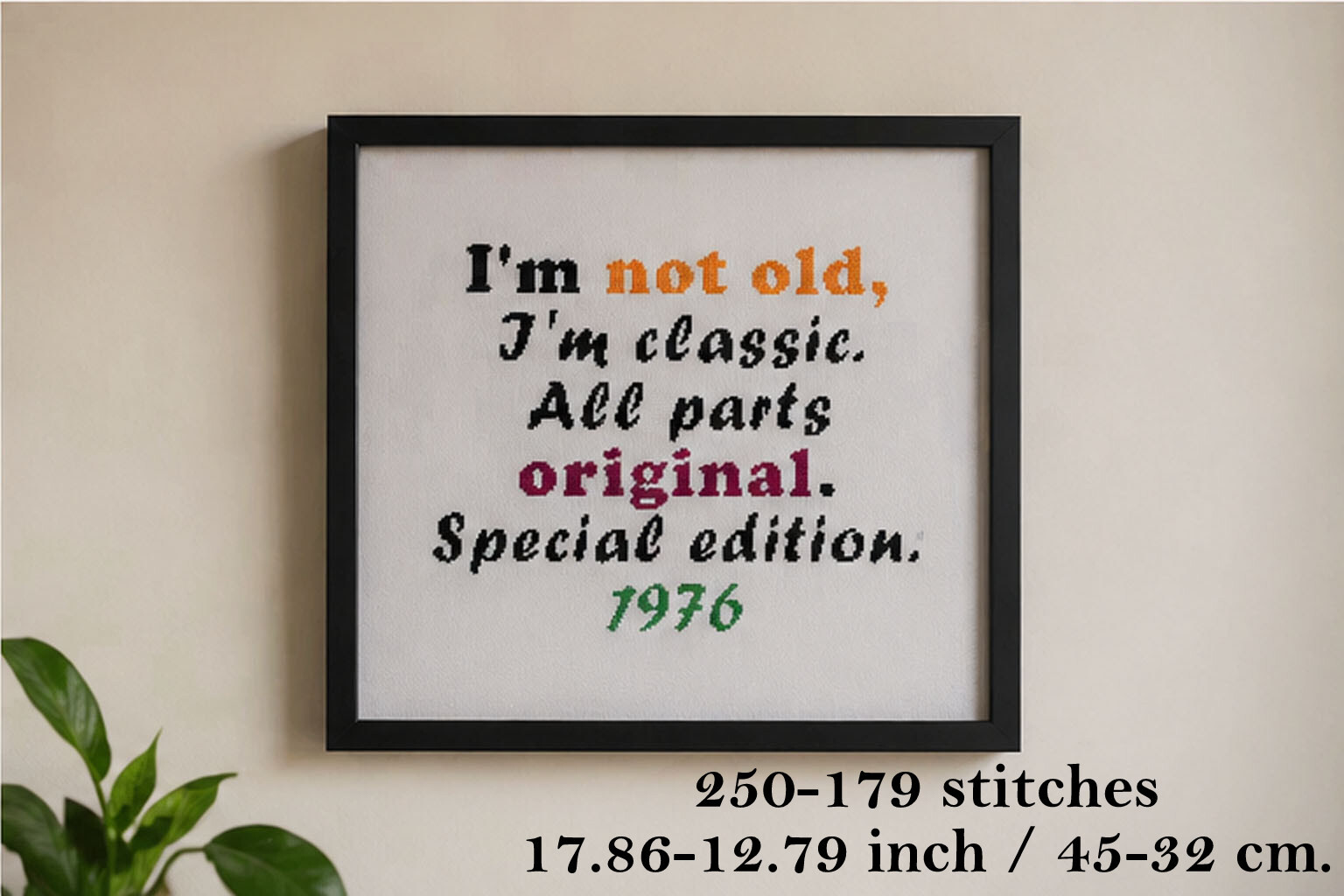 Cross Stitch Pattern I Am Not Old, I Cla