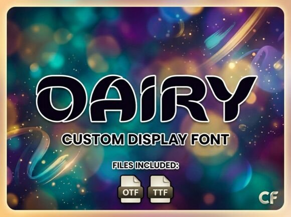Dairy Font - Preview 3