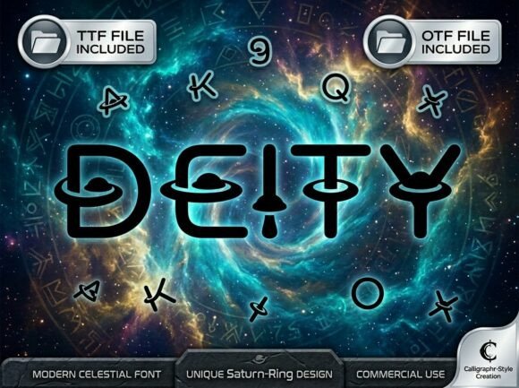 Deity Font - Preview 3
