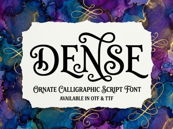 Dense Font - Preview 3