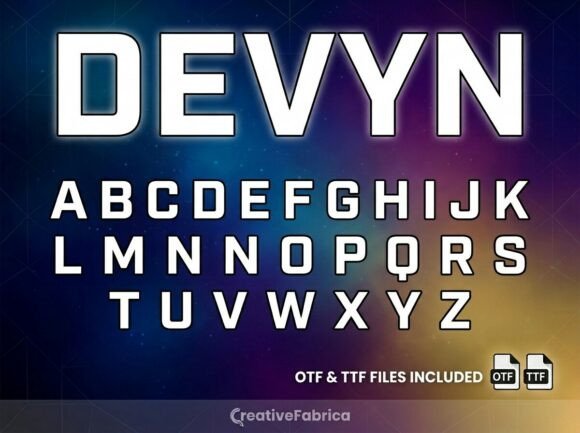 Devyn Font - Preview 3