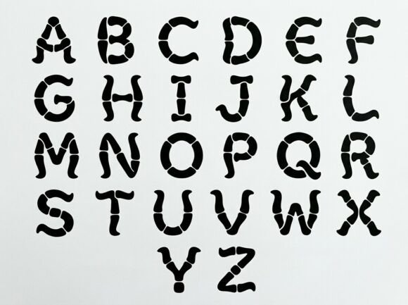 Dirty Font PNG with transparent background - Preview 3