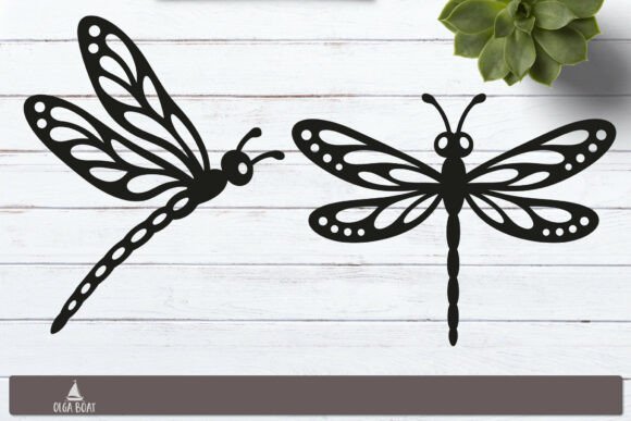 Dragonfly SVG Silhouette Design
