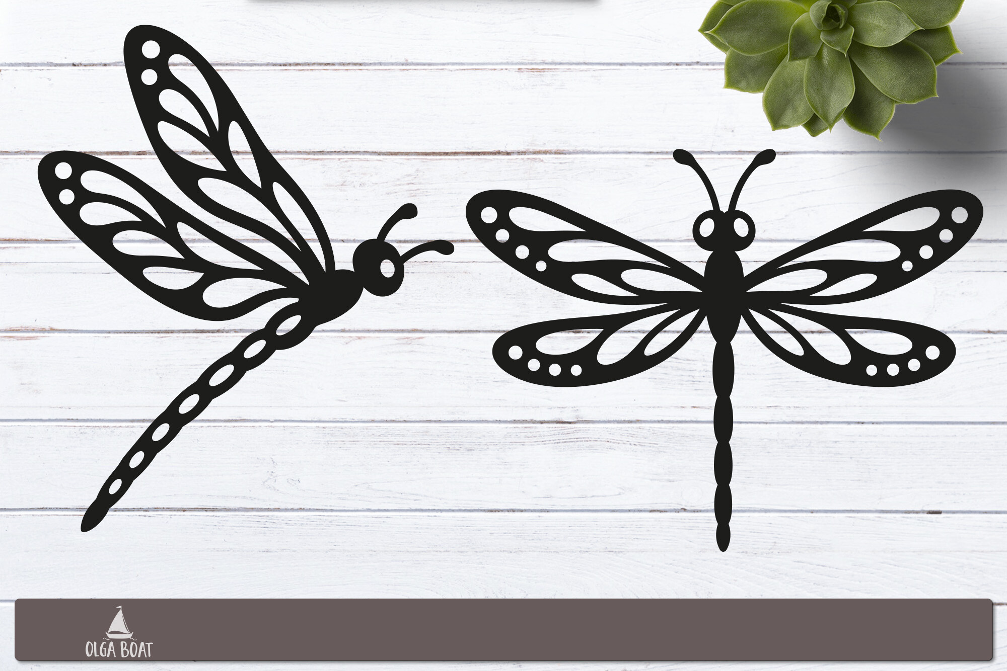 Dragonfly SVG Silhouette Design