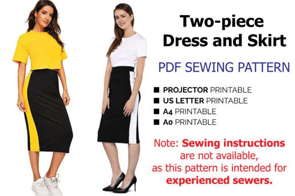 Dress & Skirt PDF Sewing Pattern