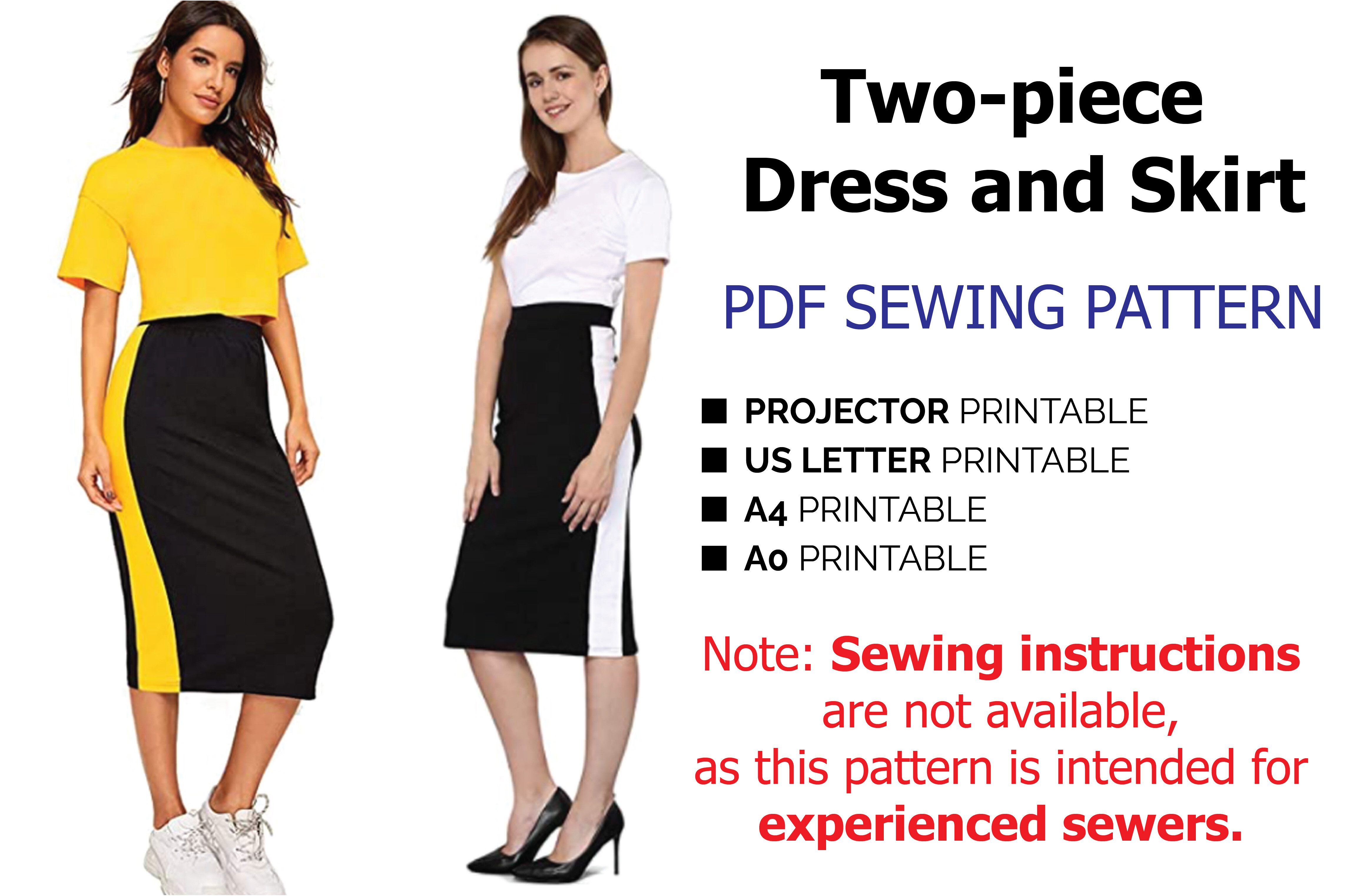 Dress & Skirt PDF Sewing Pattern