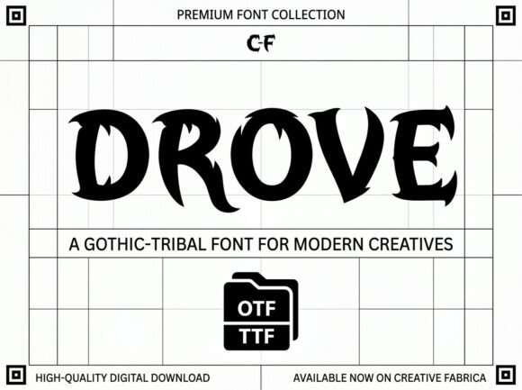 Drove Font - Preview 1