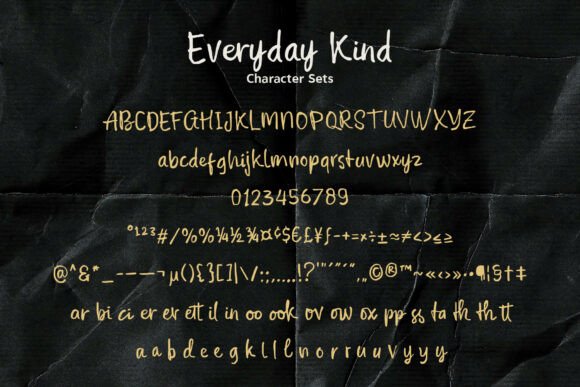 Everyday Kind Font - Preview 2