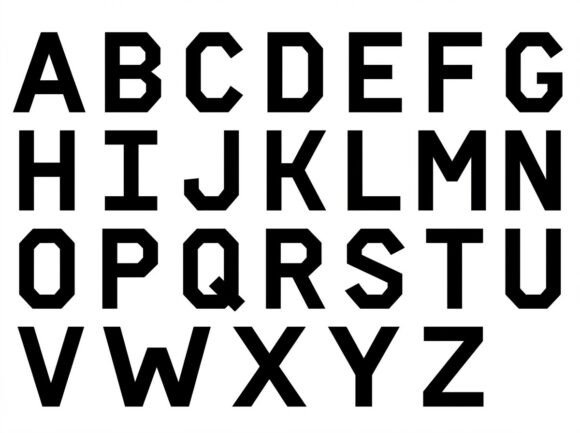 Fifth Font PNG with transparent background - Preview 3