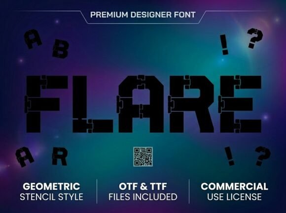 Flare Font - Preview 1