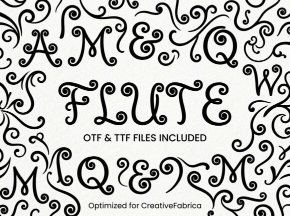 Flute Font - Preview 1