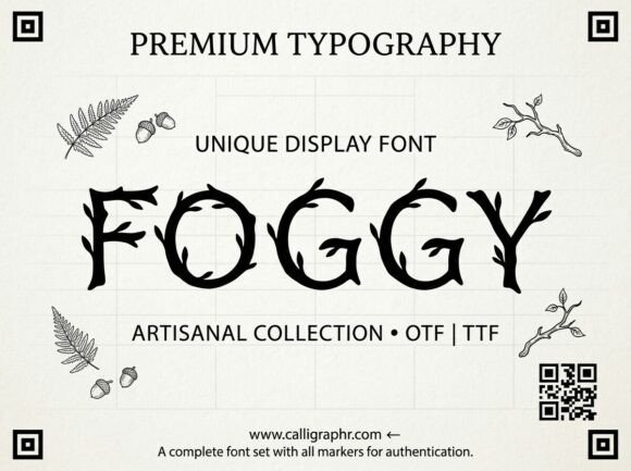 Foggy Font - Preview 1