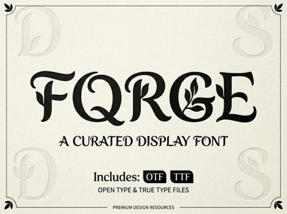 Forge Font - Preview 1