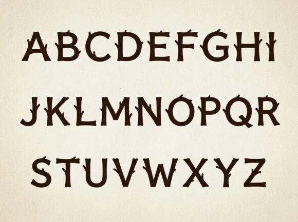 Foxy Font PNG with transparent background - Preview 3