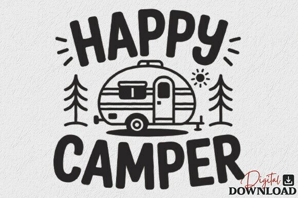 Happy Camper SVG
