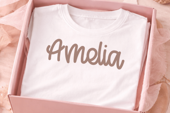 Heart Melt Font PNG with transparent background - Preview 1