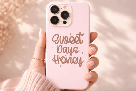 Heart Melt Font PNG with transparent background - Preview 3