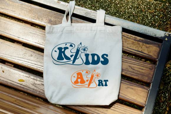 Kids Art Brush Font PNG with transparent background - Preview 3