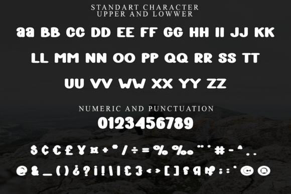 Light Heavy Font PNG with transparent background - Preview 3