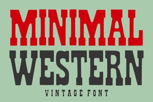 Preview specimen of Minimal Western blackletter font