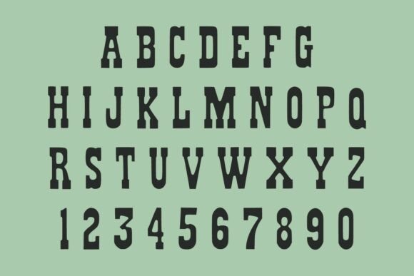 Minimal Western Font font preview - 4