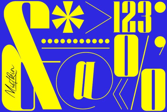 Mistkin Font PNG with transparent background - Preview 2