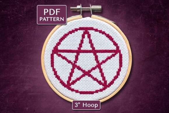 Pentacle Cross Stitch Pattern