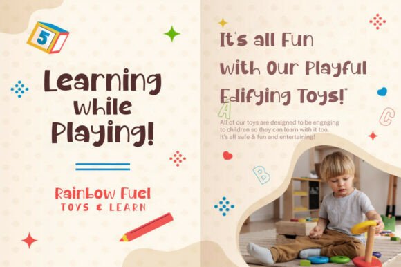 Planet Kids Font PNG with transparent background - Preview 3