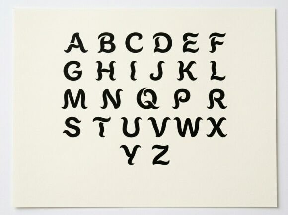 Pluvi Font PNG with transparent background - Preview 1
