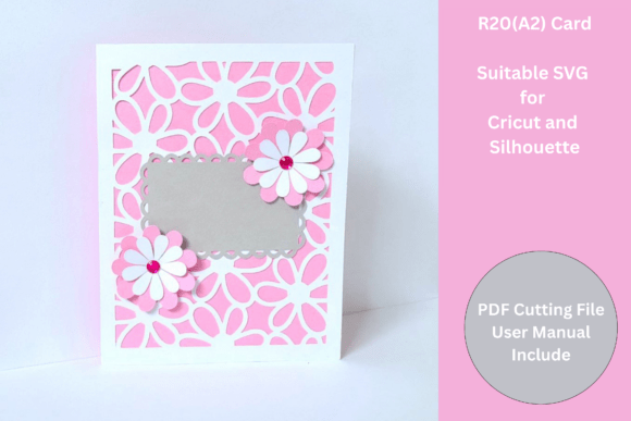 R20 Greeting Card Template SVG | A2 Card