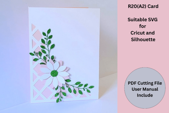 R20 Greeting Card Template SVG | A2 Card