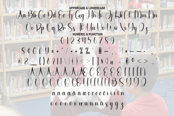 Santaschool Font PNG with transparent background - Preview 6