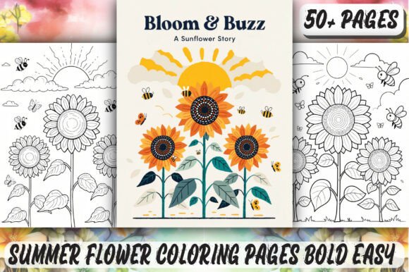 2 Summer Coloring Pages Adults Printable Designs & Graphics