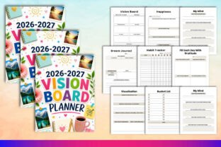 2026-2027 Vision Board Planner Graphic by KDP GRAVITY · Creative Fabrica
