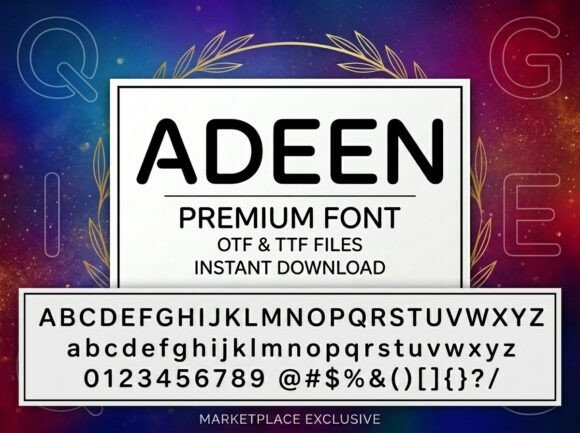 Adeen Font - Preview 1