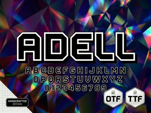 Adell Font - Preview 3