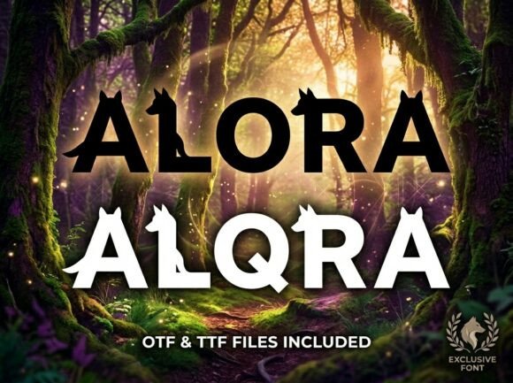 Alora Font - Preview 3