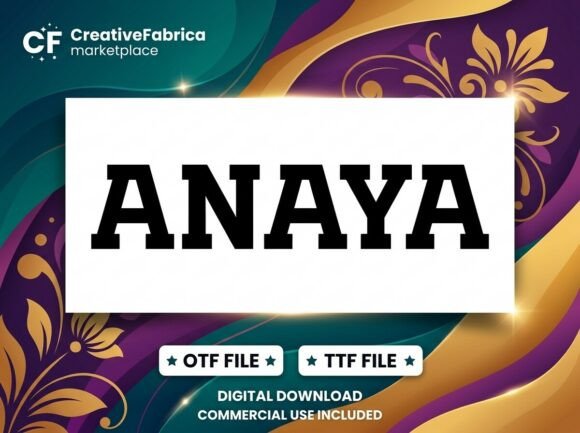Anaya Font - Preview 3