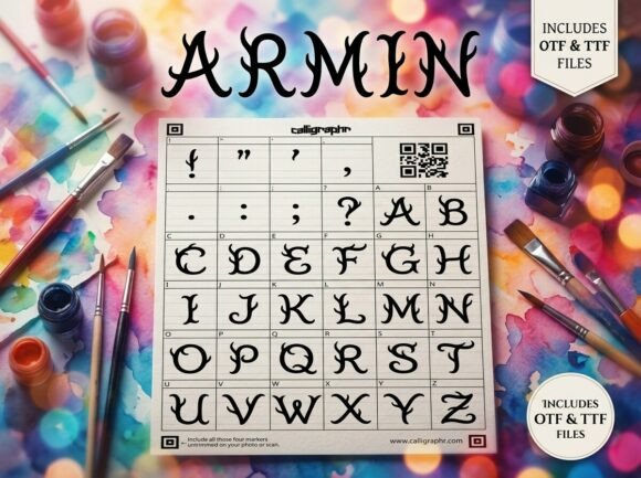 Armin Font - Preview 2