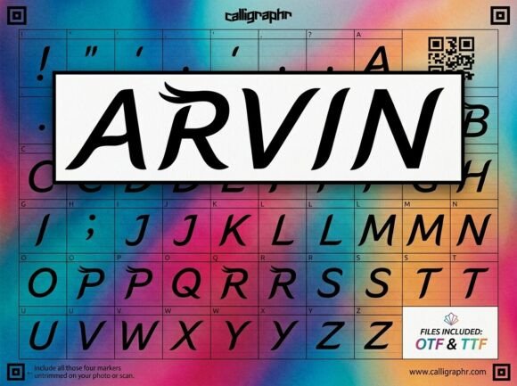 Arvin Font - Preview 3