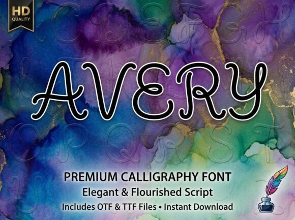 Avery Font - Preview 3