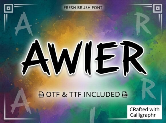 Awier Font - Preview 1