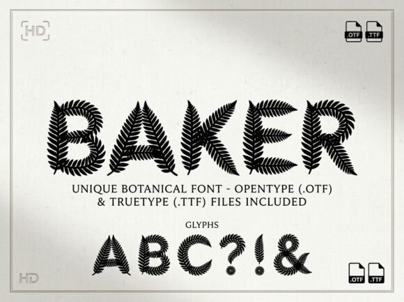 Baker Font - Preview 3