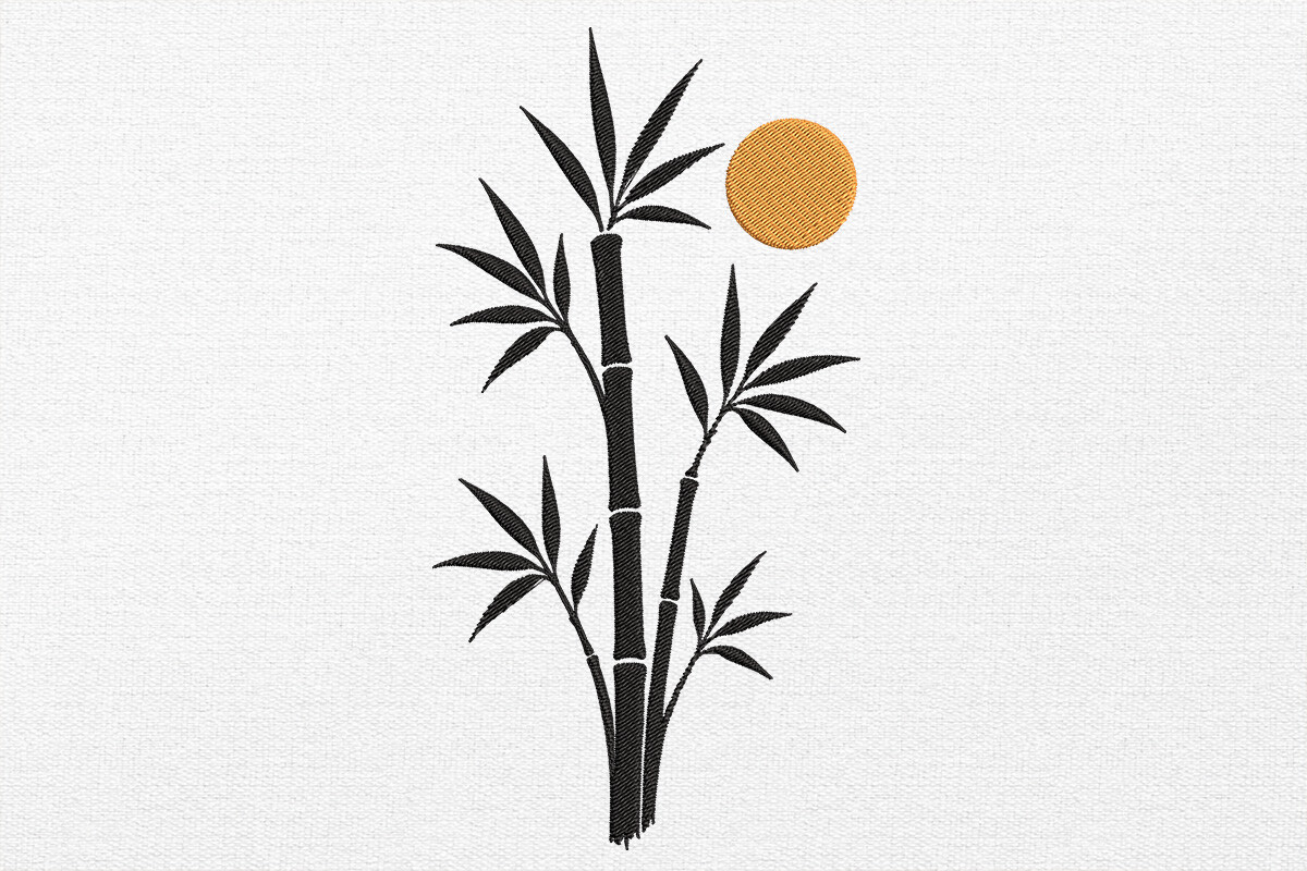 Bamboo Embroidery Design