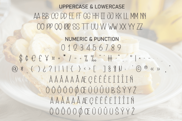 Banana Cheesecake Font - Preview 6