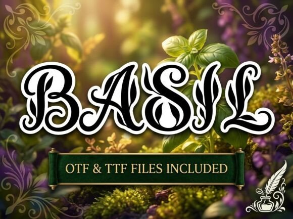Basil Font - Preview 3