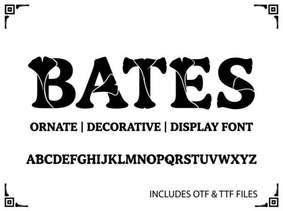 Bates Font - Preview 3